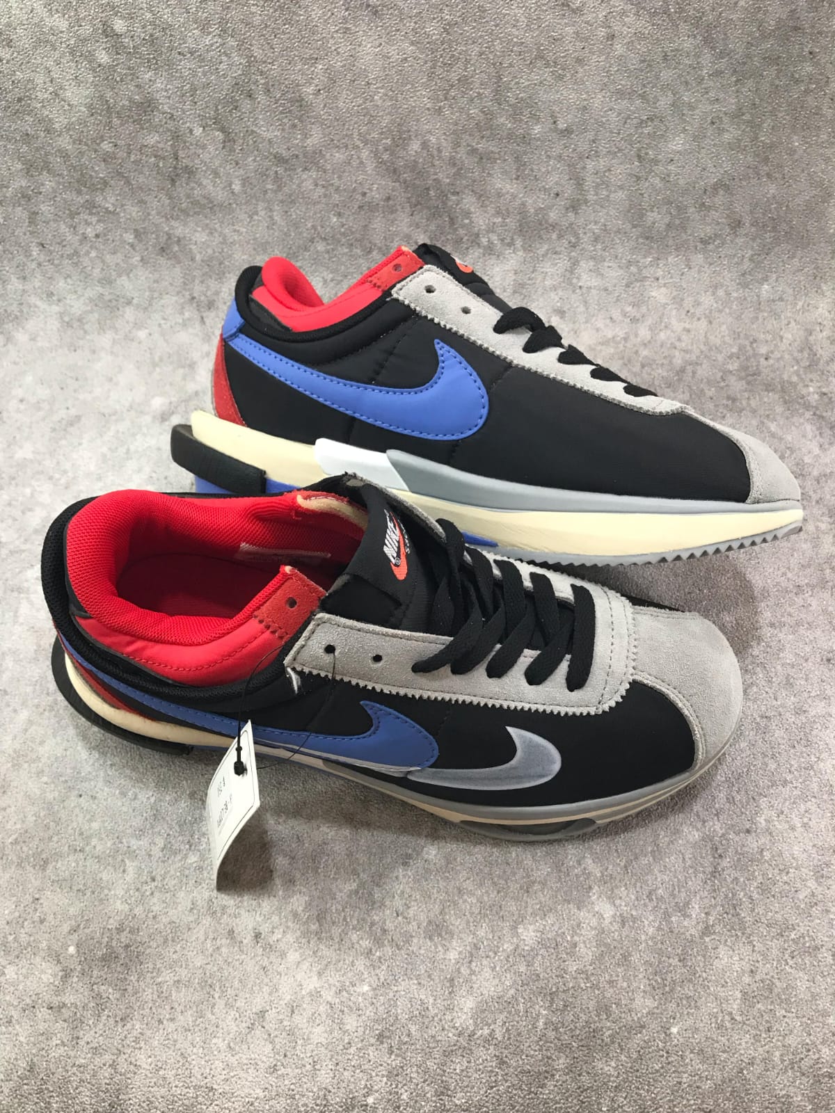 NIKE NSACAI COLLAB CORTEZ HITAM MERAH